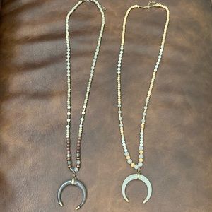 Bullhorn necklace bundle